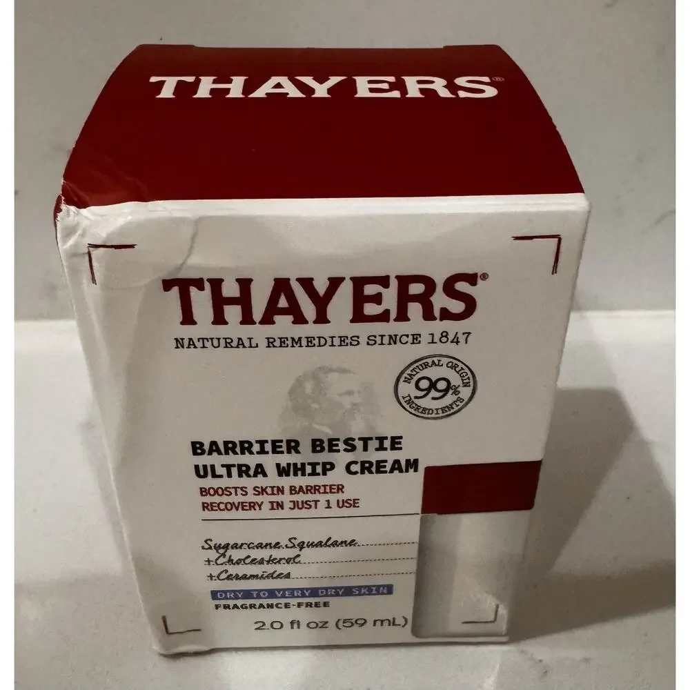 Lot Of 3- Thayers Barrier Bestie Ultra Whip Cream Fragrance-Free